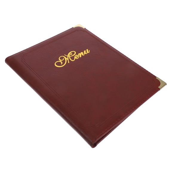 Masteelf Restaurant Menu Covers with 7 Pages Menu Sleeves Holder Professional Menus Holder Server Menus Cover Restaurant Supplies