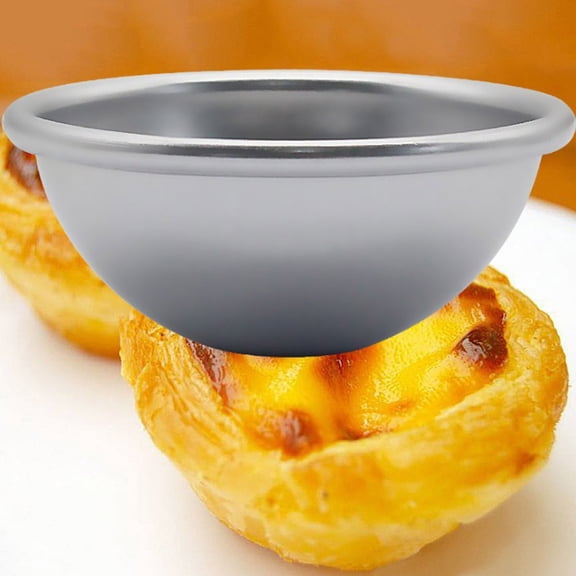 OFFIGAM 3-Piece Aluminum Alloy Tart Molds Set, Metal Tart Baking Pans for Homemade Pastry and Dessert Making