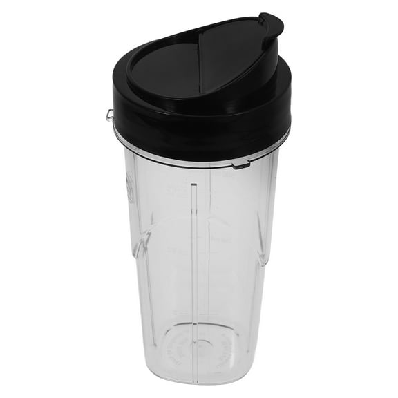 IDEANATEGRATE Blender Cups For Blending Fruits and Vegetables 1 Set Black Plastic