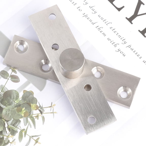 LOLIPPYY 1Pc Furniture Hinge Stainless Steel with 360 Degree Rotation Suitable for Hidden Doors