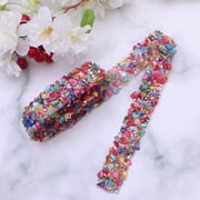 Masteelf Ribbon for Crafts Bling Embellishments Sewing Decoration Rhinestone Belt Bride