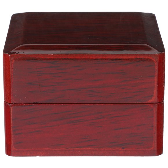 Masteelf Ring Box Ring Case Wooden Ring Holder Decorative Jewelry Display Box