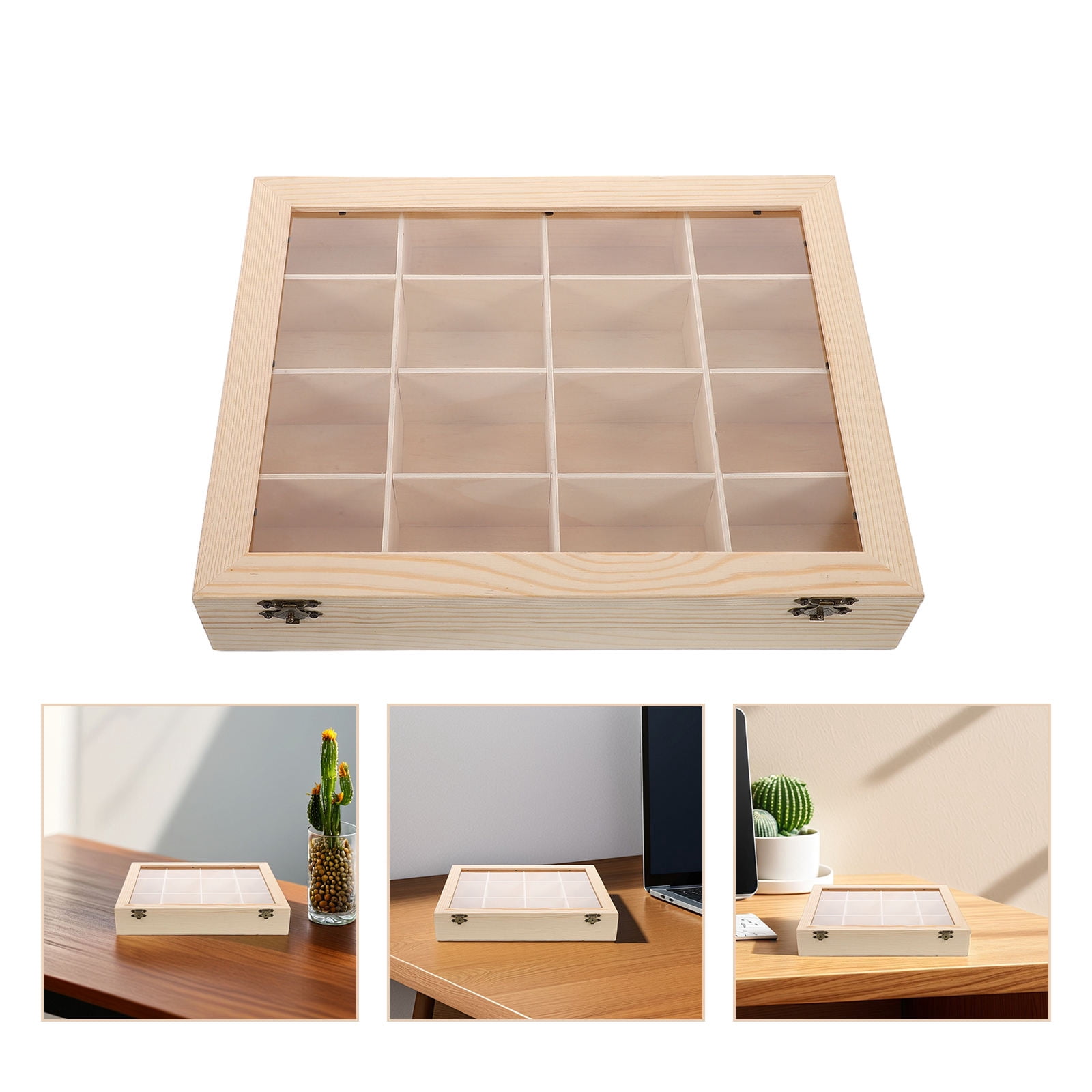 Case Storage Box Masteelf Rock Collection Display Case Storage Organizer Box - Walmart.com