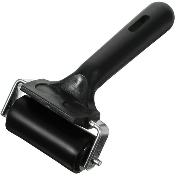 Masteelf Rollers for Painting Ink Roller Tool Anti Skid Tape Roller Size 1 Black