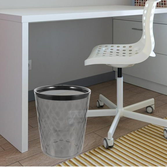 Masteelf Room Trash Can Litter Boxes Outdoor Garbage Cans Office Black