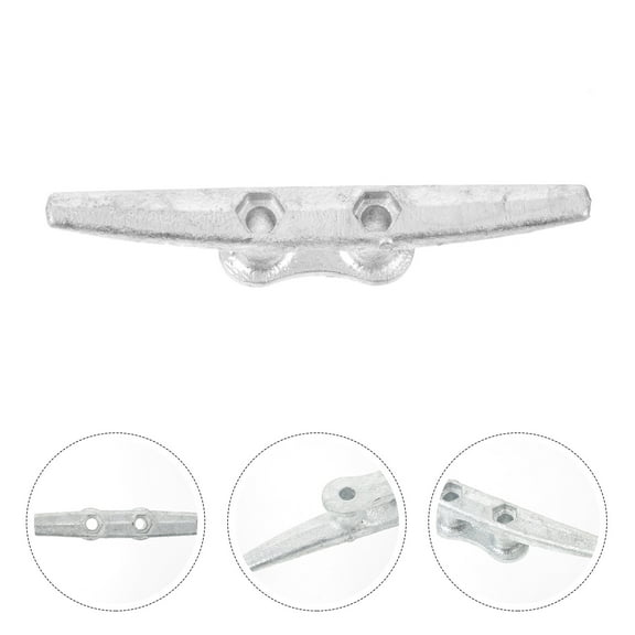 Masteelf Rope Fixing Cleat Boat Mooring Accessories Cleats Dock Silver