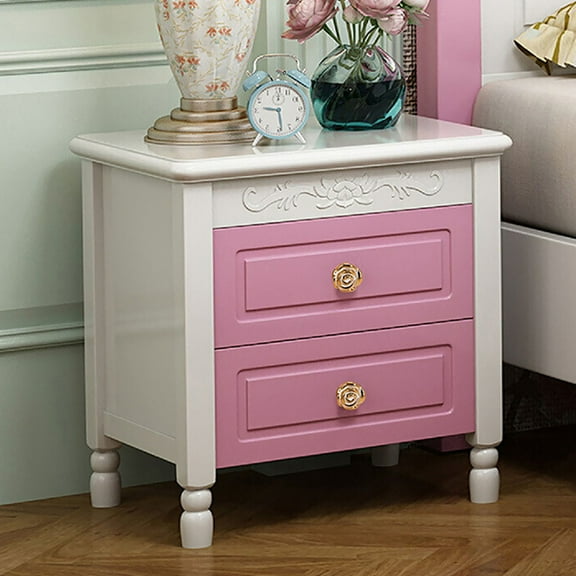 Masteelf Rose Plastic Flower Drawer Knobs for Cabinets Dressers Decorative Furniture Pulls 20 Pieces and Stylish