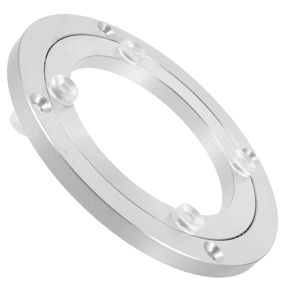 Masteelf Rotating Display Dining Turn Table Turntable Style Food for Silver