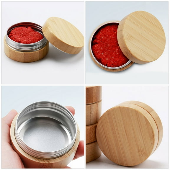 Masteelf Portable Round Bait Box for Fishing Worms, Compact Lure Organizer and Pocket Tackle Storage Case