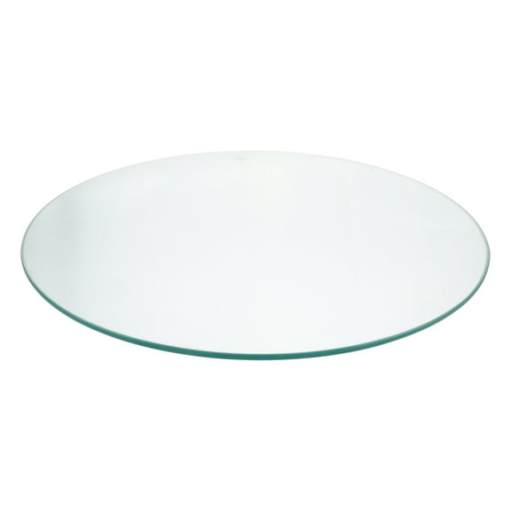 Masteelf Round Tempered Glass Tabletop Thickened Glass Minimalist Clear Glass Multi Functional Table Top for Dining Table Coffee Table Hotel Home Office