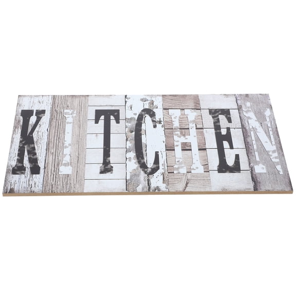Masteelf Rustic Farmhouse Wall Decor Wooden Hanging Sign for Wedding Multi Color Wood Kitchen Art 7.5 Inches