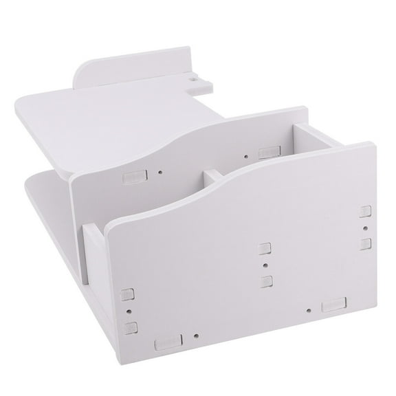 Masteelf  STB Stand Shelf Unit Wall Mounted Floating Console Brackets White