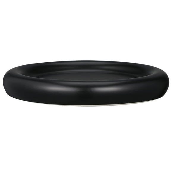 Masteelf Salad Tray Round Dinner Plate Ceramic Serving Plate Dessert Tray Main Courses Plate Steak Dish Breakfast Tray Trinket Dish 8''