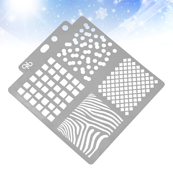 Masteelf  Scrapbooking Stencil Drawing Mask Template Ballpoint Pen Craft