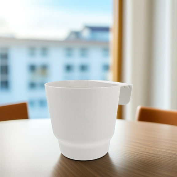 Masteelf Large Self Watering Indoor Plant White Globe Pots for Houseplants and Garden