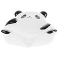 thumbnail image 1 of Masteelf Self-draining Soap Dish Ceramic Panda Shaped Soap Water Draining Soap Dish, 1 of 8