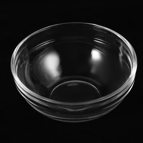 Masteelf Set of 4 Small Stackable Glass Prep Bowls 3 OZ Clear Mini Dipping Sauce Bowls for Kitchen Condiments Spices Home & Restaurant Use