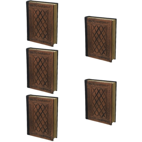 Masteelf Set of 5 Relief Cover Notebook Antique Diary Travelers Review