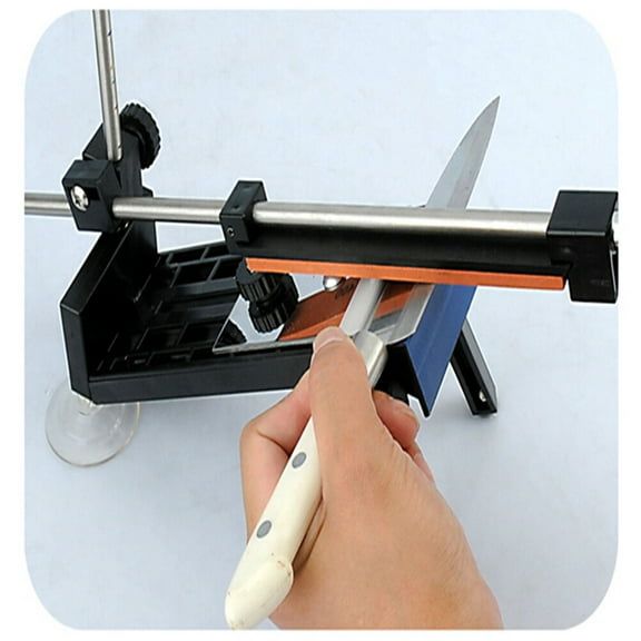 Masteelf Professional Kitchen Sharpener with 4 Sharpening Stones and Fixed Angle Sharpening Kit