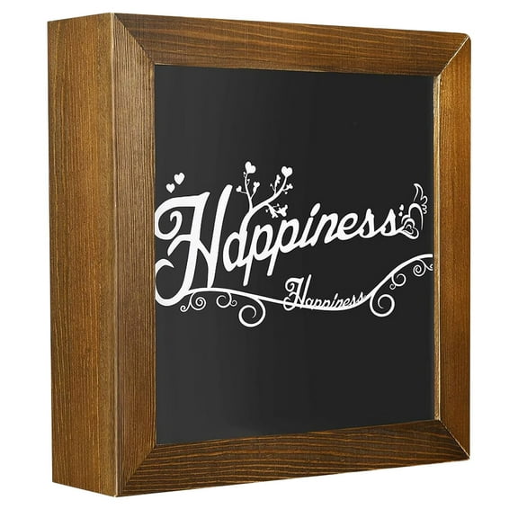 Masteelf Shelf Money Saving Jar Cash Box Multi-use Picture Frame Wood Coin Bank for Home