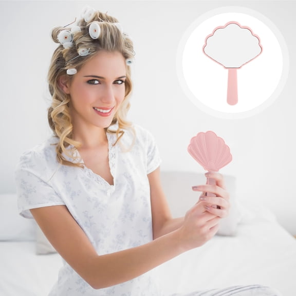 Masteelf Shell Makeup Mirror Girl Travel 20.00X12.50X1.20CM Pink