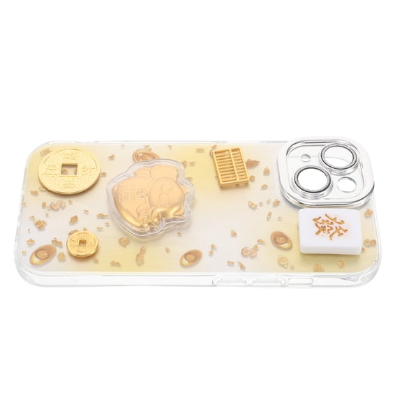 Masteelf Shockproof Phone Protection Cover Aesthetic And Trendy Cellphone Cover Lovely Cat Phone Case Lucky Cat Design Protective And Decorative Phone Case Compatible For Iphone 15