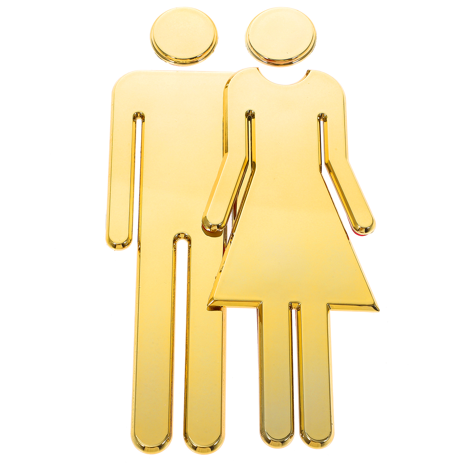 Masteelf Signs Bathroom Signage Toilet Signboard Office Men and Women ...
