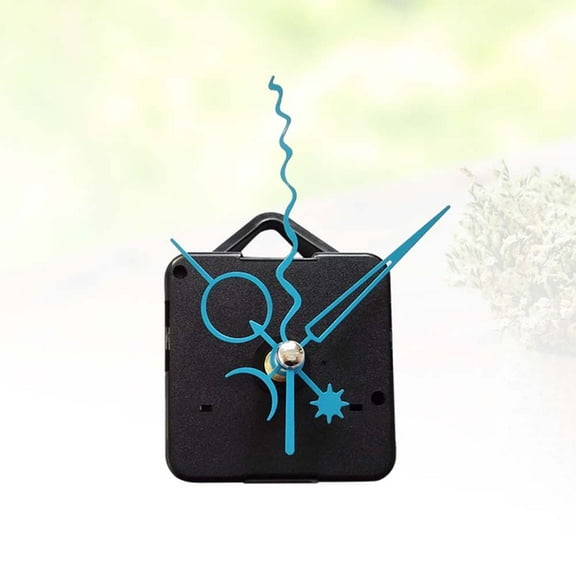 Masteelf Silent Clock Movement with Precise Timekeeping for Wall Clocks Desk Clocks DIY Projects Black Aluminium and ABS 3 Pointers