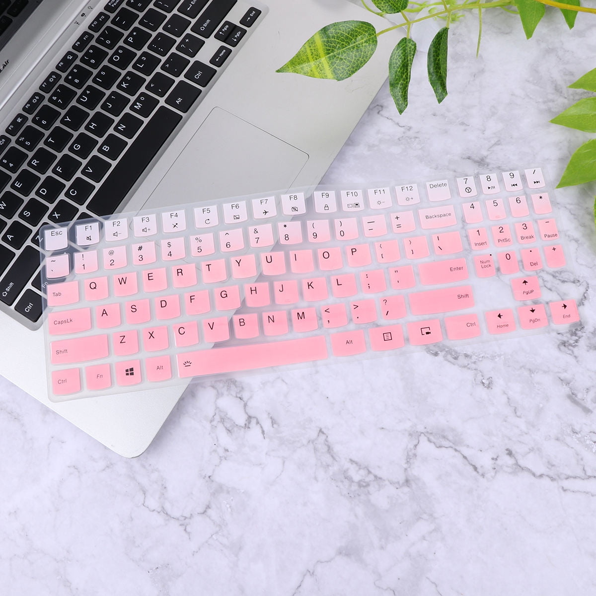 Masteelf Silicone Pink Keyboard Cover for Protection Easy to Clean Thin ...