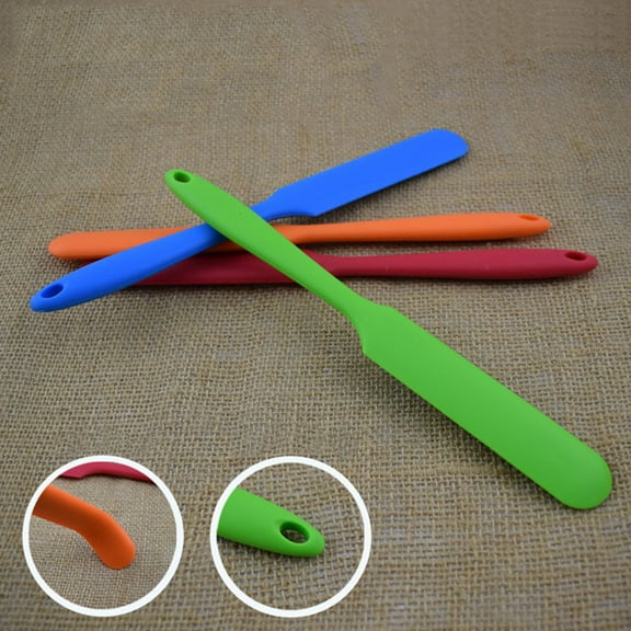 IDEANATEGRATE Flower Silicone Spatulas Kit Orange 1Set