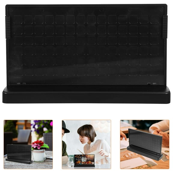 Masteelf Silverware Menu Display Stand Office 21.00X12.30X5.50CM Transparent