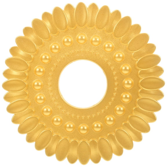 HEATSHAKING Ceiling Medallion Golden 1Pcs 7.1X7.1X0.3In Material
