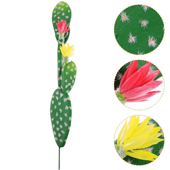 Masteelf Hemoton Artificial Cactus Adornment Simulated Cacti Pick for Home Plant Decoration