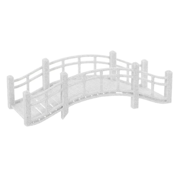 Masteelf Small Bridge For Garden Decor Miniature Bridge Vintage Bridge Model Micro Landscape Bridge Prop Sand Table Layout Bridge Statue Fairy Garden Accessory