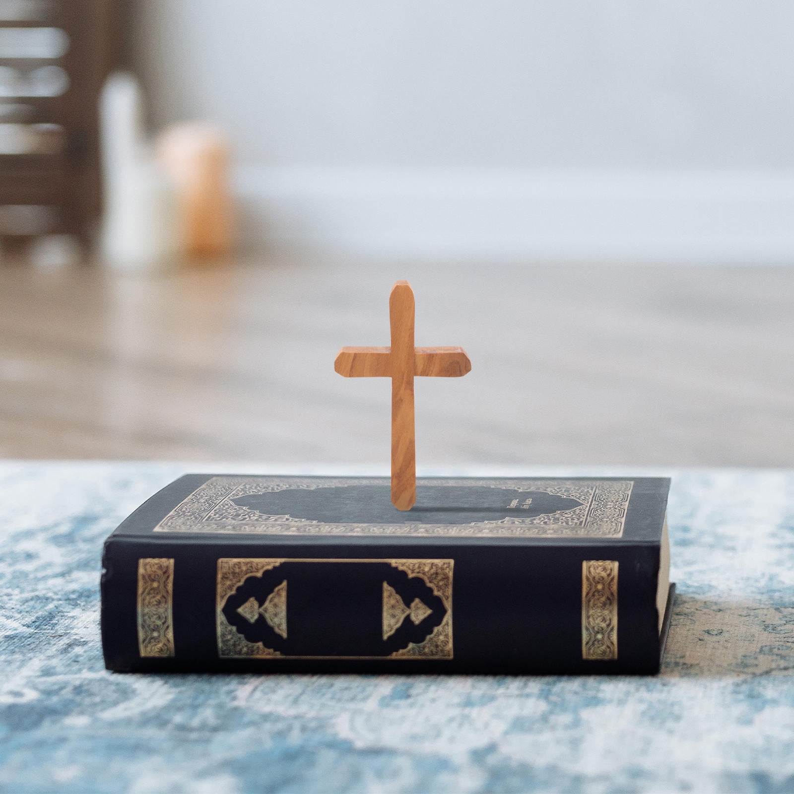 Masteelf Small Cross Hand Wooden Crosses Unfinished Handheld - Walmart.com