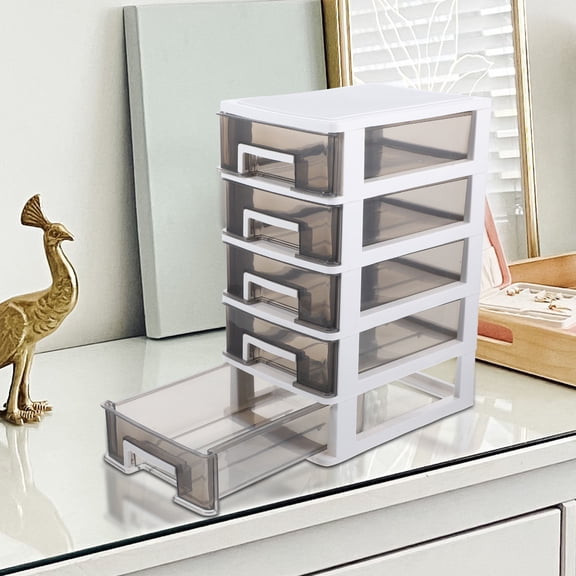 Masteelf Small Drawer Storage Cabinet Stationery Organizer Office