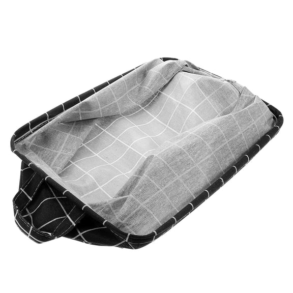 Masteelf Small Fabric Storage Bins Closet Storage Bins For Shelves Cloth Baskets For Organizing Closet Organizers Fabric Basket Shelf Organizer Bins Black