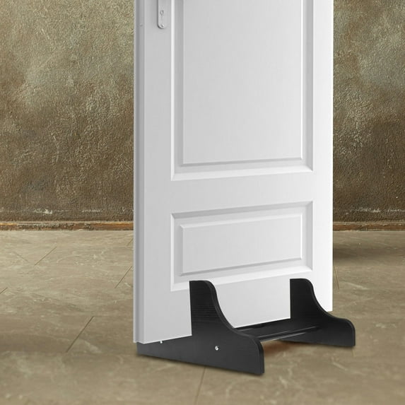 Masteelf Small Pedestal Base Indoor Door Sample Display Rack Wooden Base For Door Samples Glass Door Frame Holder For Vendor Events And Exhibitions