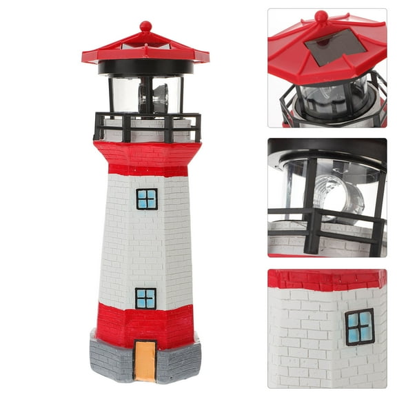 IDEANATEGRATE Lighthouse Light Resin 1Pack 10.61X3.54X3.54In