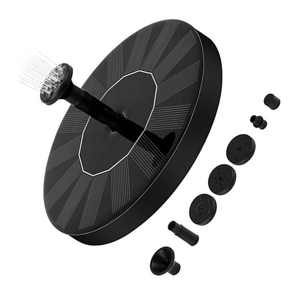 Masteelf  Solar Powered Pool Lights Garden Fountain Water Pump Circulation