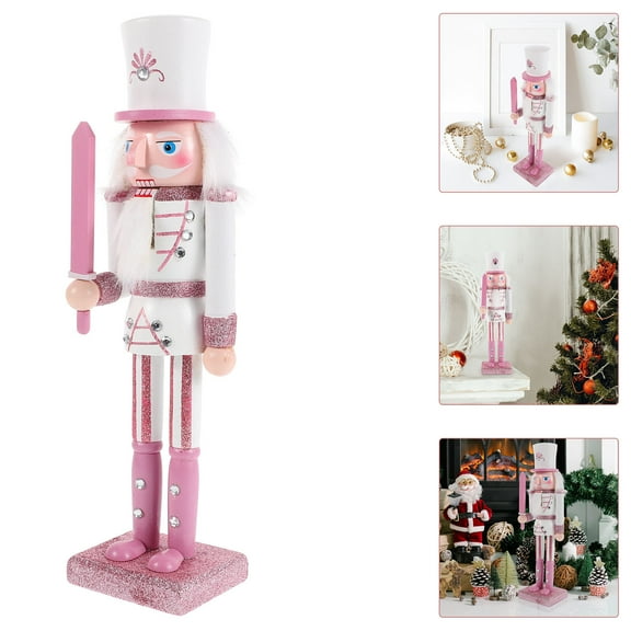 Masteelf Soldier Nutcracker Ornament Nutcracker Christmas Nutcracker Figure Man 30CM