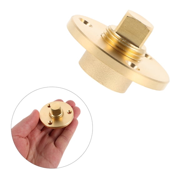 Masteelf Solid Brass Boat Drain Plug with Thread 1 Set for Boats Kayaks Marine Transom Garboard Drainage