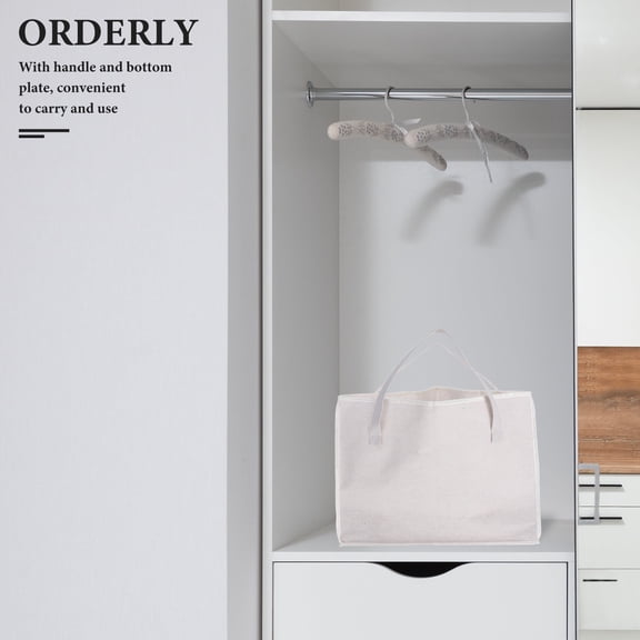 Masteelf Space Saving Hanger Storage Bag with Handles Triangle for Closet Organization Convenient for Wardrobe and Laundry Room Storage