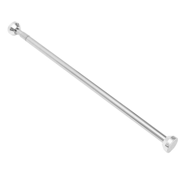 Masteelf Spring Tension Rod for Bathroom Silver Stainless Steel No Drilling Required 0.5 to 48 inches