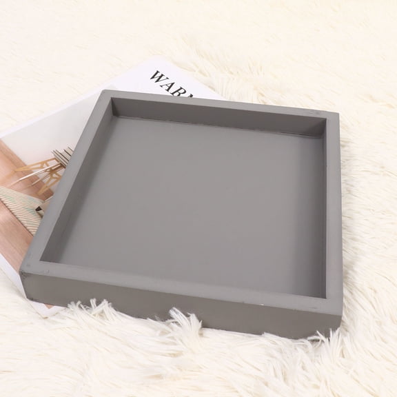 Masteelf Square Imitation Cement Flower Pot Tray Flowerpot Leakproof Base