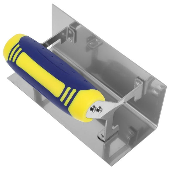 Masteelf Stainless Steel Drywall Corner Tool Drywall Inside Corner Tool Corner Trowel Stainless Plastering Trowel With Handle Plaster Trowel Tool