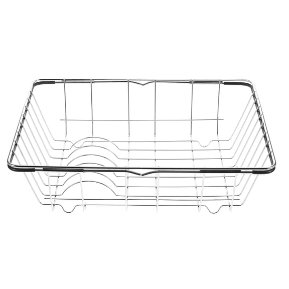 Masteelf  Small Dish Drainer Induction Cooker Kettle Bowl and Pool Drying Rack Silver