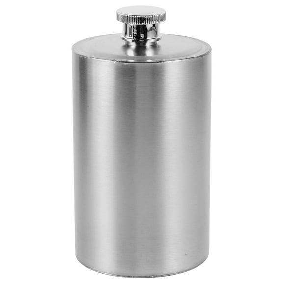 Masteelf Stainless Steel Hip Flask for Travel Storage Silver Lightweight LeakProof Design 8 oz