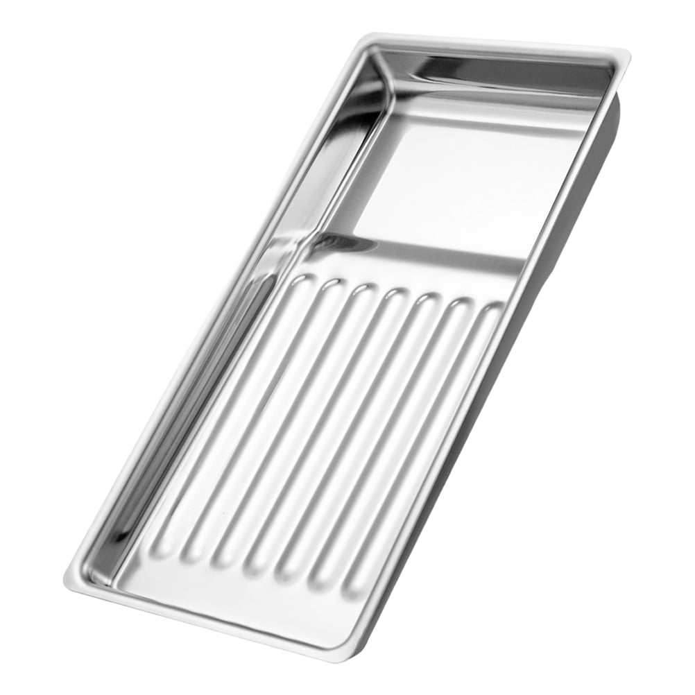 Masteelf Stainless Steel Lab Tray For Beauty Salon Manicure Tools Small Metal Tray Metal Instrument Tray Bathroom Organizer Tattoo Supplies