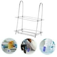 thumbnail image 1 of Masteelf Stainless Steel Microscope Slides Rack 26 Standard Glass Slides Rack for Laboratories Microscopy Slides Storage Rack Microscope Slides Rack 26 Positions Stainless Steel Staining Rack, 1 of 8